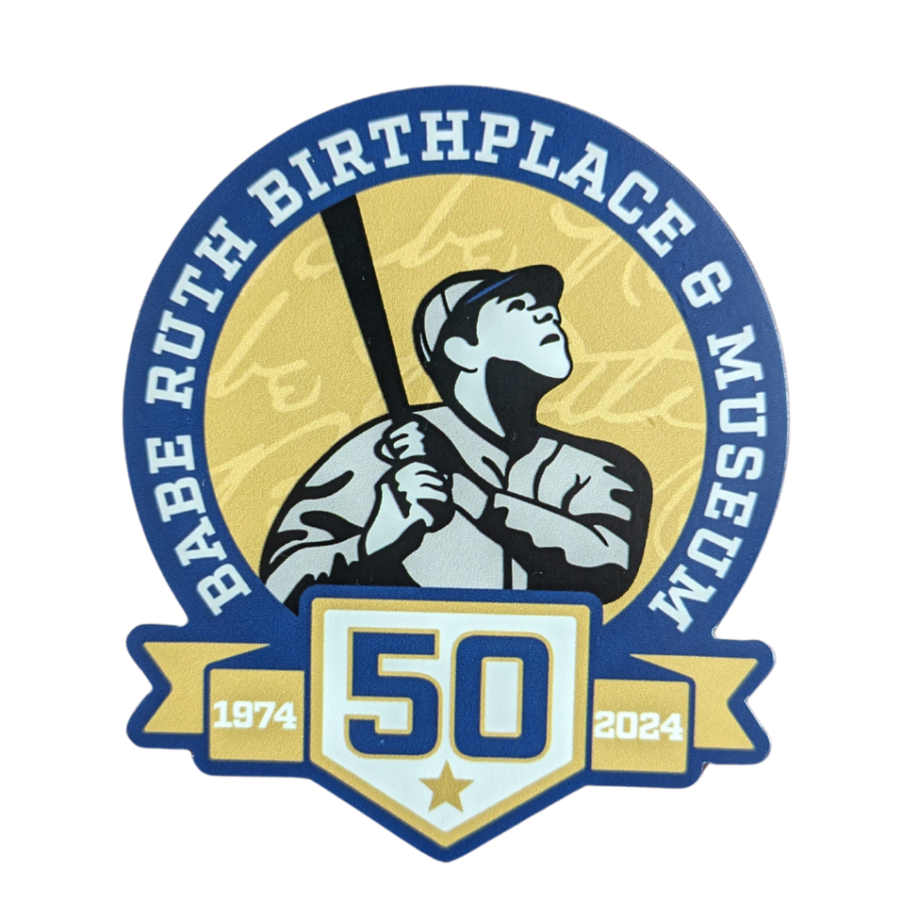 Babe Ruth Museum Magnet 50th Anniversary Edition Babe Ruth