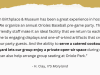 “The Babe Ruth Birthplace & Museum has been a great experience in hosting an event for my group. We organize an annual Orioles Baseball pre-game party. The history, location, and friendly staff make it an ideal facility that we return to each year. The - 1